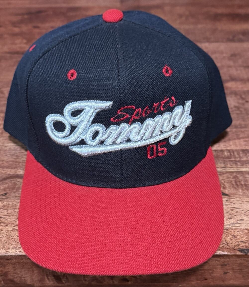 Vintage Tommy Hilfiger Sports Blue Snapback Hat/Cap